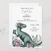 優しい花咲くT-Rex 招待状 (正面/裏面)