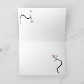 優しい花模様グリーティングカード カード (内部)