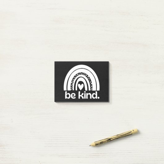 優しい虹 ポストイット (デスク上)