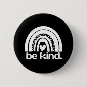 優しい虹 缶バッジ (正面)