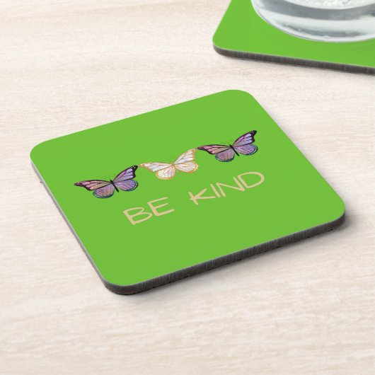 優しい蝶である コースター (左側)