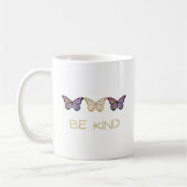 優しい蝶である コーヒーマグカップ (左)