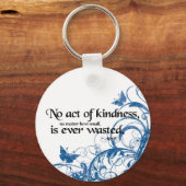 優しい蝶の渦 キーホルダー (正面)