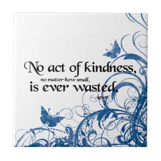 優しい蝶の渦 タイル (正面)