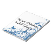 優しい蝶の渦 ノートパッド (回転)