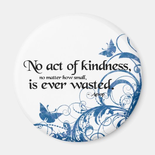 優しい蝶の渦 マグネット (正面)