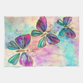 優しい蝶 – キッチンタオル (横)