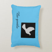 優しい装飾用クッション アクセントクッション (裏面(縦))