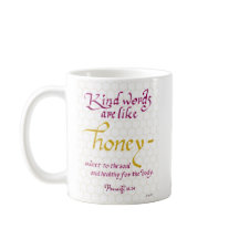 優しい言葉はハニーバイブルの聖句クリスチャンのようなものだ