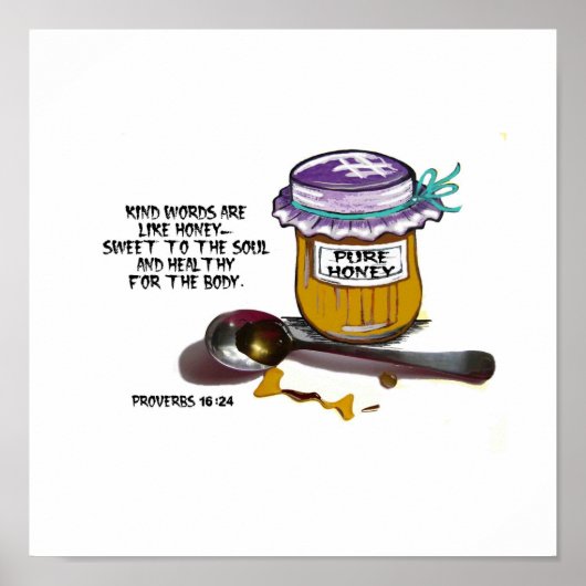 優しい言葉はハニーポスターのようなものだ ポスター (正面)