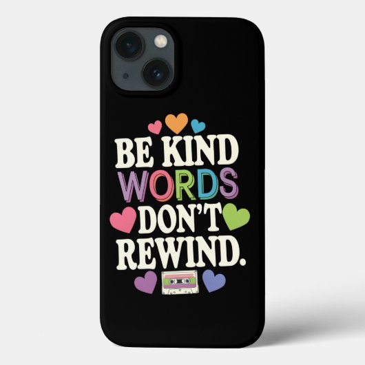 優しい言葉は消さないで 面白い Case-Mate iPhoneケース (裏面)