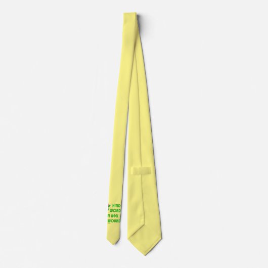 優しい言葉は深いの傷を負う感動的 ネクタイ (裏面)