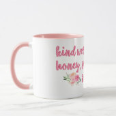 優しい言葉は蜂蜜の諺のようなものだ//聖書の詩 マグカップ (左)