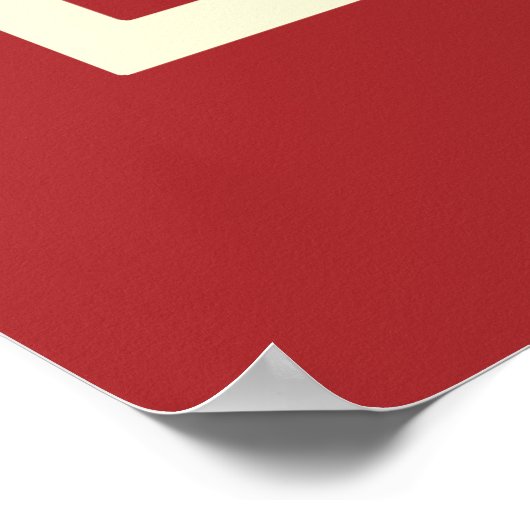 優しい言葉感動的のポスター – 赤 ポスター (角)