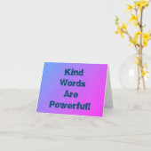 優しい言葉 カード (黄色い花)