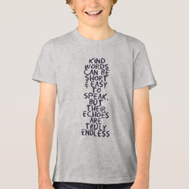 優しい言葉 トライブレンドＴシャツ