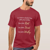 優しい言葉 Tシャツ (正面)