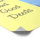 優しい言葉Good Deviesポスターアートプリントナース週間 ポスター (角)