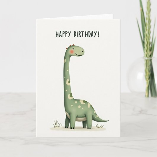 優しい誕生日の生き物カード カード (正面)