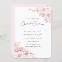 優しい赤面エレガントの花甘い16パーティー