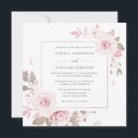 優しい赤面フローラフレーム結婚リース 招待状<br><div class="desc">優しい赤面フローラフレームリース結婚式招待状より多くの結婚式招待状と一致するアイテムのために私たちの店を参照。</div>