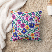 優しい開花エステティック16x16装飾用クッション クッション (ブランケット)