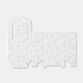 優しい開花（灰色） | ヘビーホワイト) フェイバーボックス (折り畳みなし)