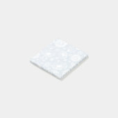 優しい開花（白） | ブルー) ポストイット (アングル)