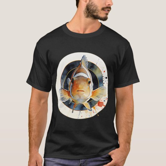 優しい魚 Tシャツ (正面)