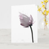 優しい カード (黄色い花)