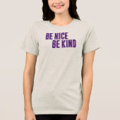 優しい、優しいTシャツ トライブレンドＴシャツ (正面)