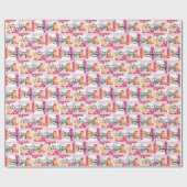 優しい；幸せにすべての季節のギフトラッパーを選択 ラッピングペーパー (フラット)