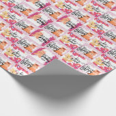 優しい；幸せにすべての季節のギフトラッパーを選択 ラッピングペーパー (角)