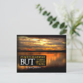 「優しい」感動的引用文 ポストカード (スタンド正面)