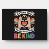 優しいLGBTQになれる世界で フォトプラーク (正面)