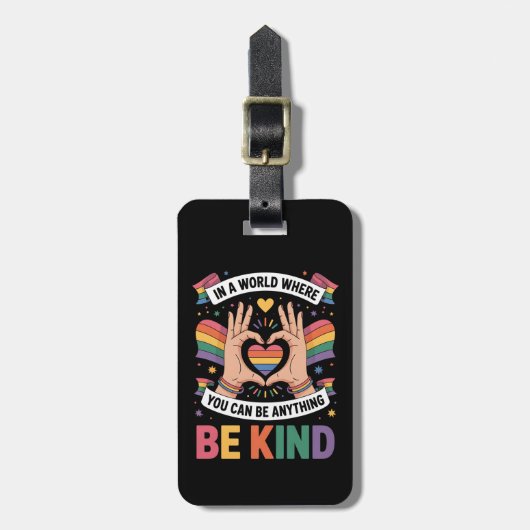 優しいLGBTQになれる世界で ラゲッジタグ (正面縦)