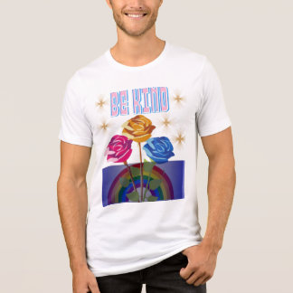 優しいTシャツ – メ感動的ッセージ前向きS トライブレンドTシャツ