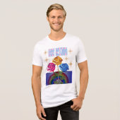 優しいTシャツ – メ感動的ッセージ前向きS トライブレンドＴシャツ (正面全面)