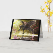 優しいTouchグリーティングカード カード (黄色い花)