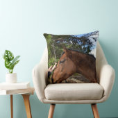 優しいTouch:やさしい茶色の馬と結合» クッション (椅子)