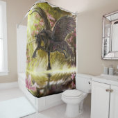 優しいTouch～翼ユニコーン シャワーカーテン (インサイチュ)