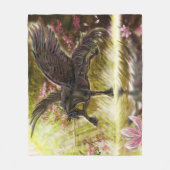 優しいTouch~翼ユニコーン フリースブランケット (正面)