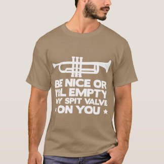 優しくしてくれないと、唾液吐出弁をあなたにぶっ放すよ フロント Tシャツ