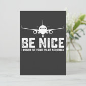 優しくしてね、私が将来あなたのパイロットかもしれないよ 招待状 (スタンド正面)