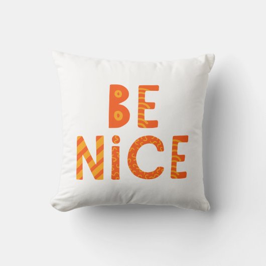 優しくしなさい。 クッション (正面)