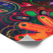 優しくしなさい。フローラカラフル感光ポスター ポスター (角)