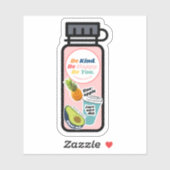 優しくしなさい。幸せになれ。お前だ。ボトルビニールシール シール (シート)