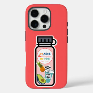 優しくしなさい。幸せになれ。お前だ。水瓶電話ケース iPhone 16 PROケース