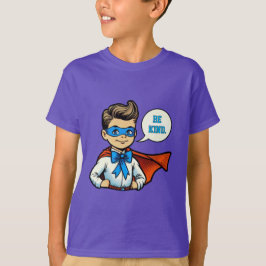 "優しくしよう"ポジティブメッセージTシャツ(男の子用) Tシャツ