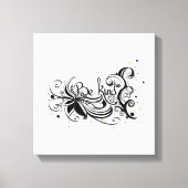 優しくせよ感動的書引用文 キャンバスプリント (正面)